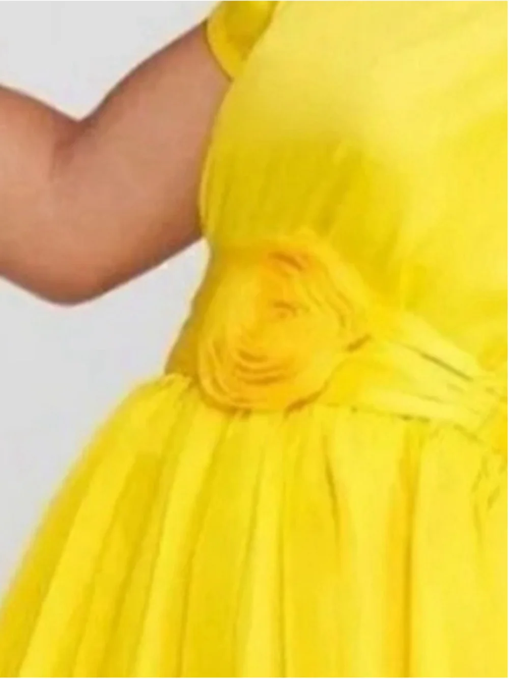 Project Fairy Tale Disney Princess Belle Yellow Dress Girls Size Small (6) NWOT